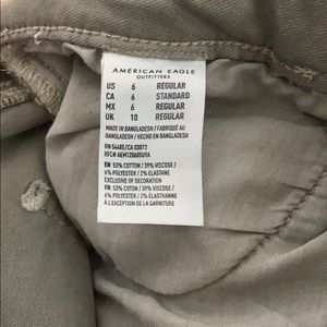 American eagle camo high rise jegging jeans